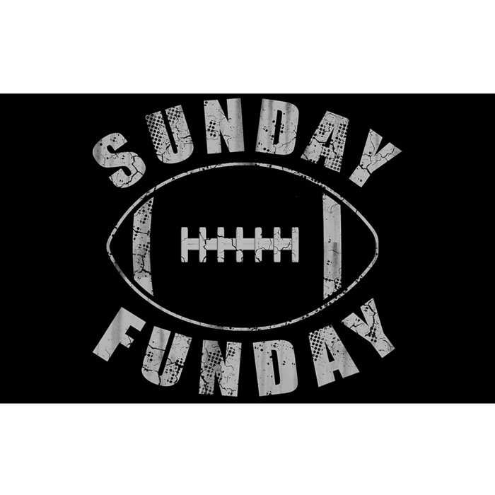 Sunday Funday Football Sports Bumper Sticker