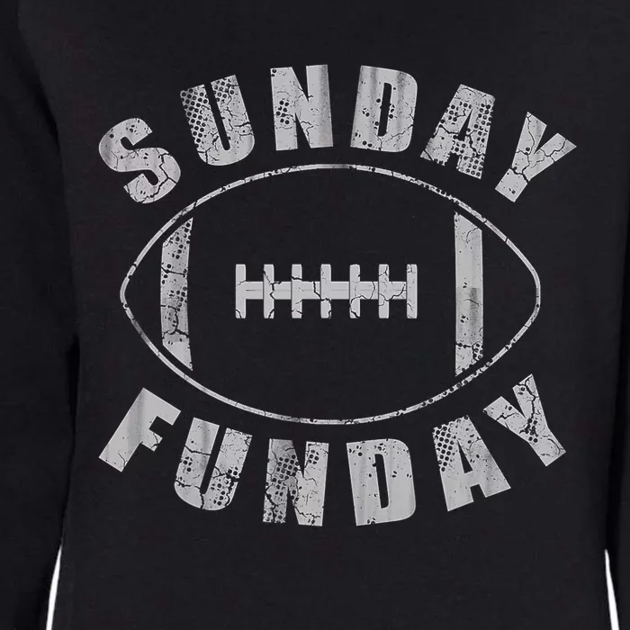 Sunday Funday Football Sports Womens California Wash Sweatshirt