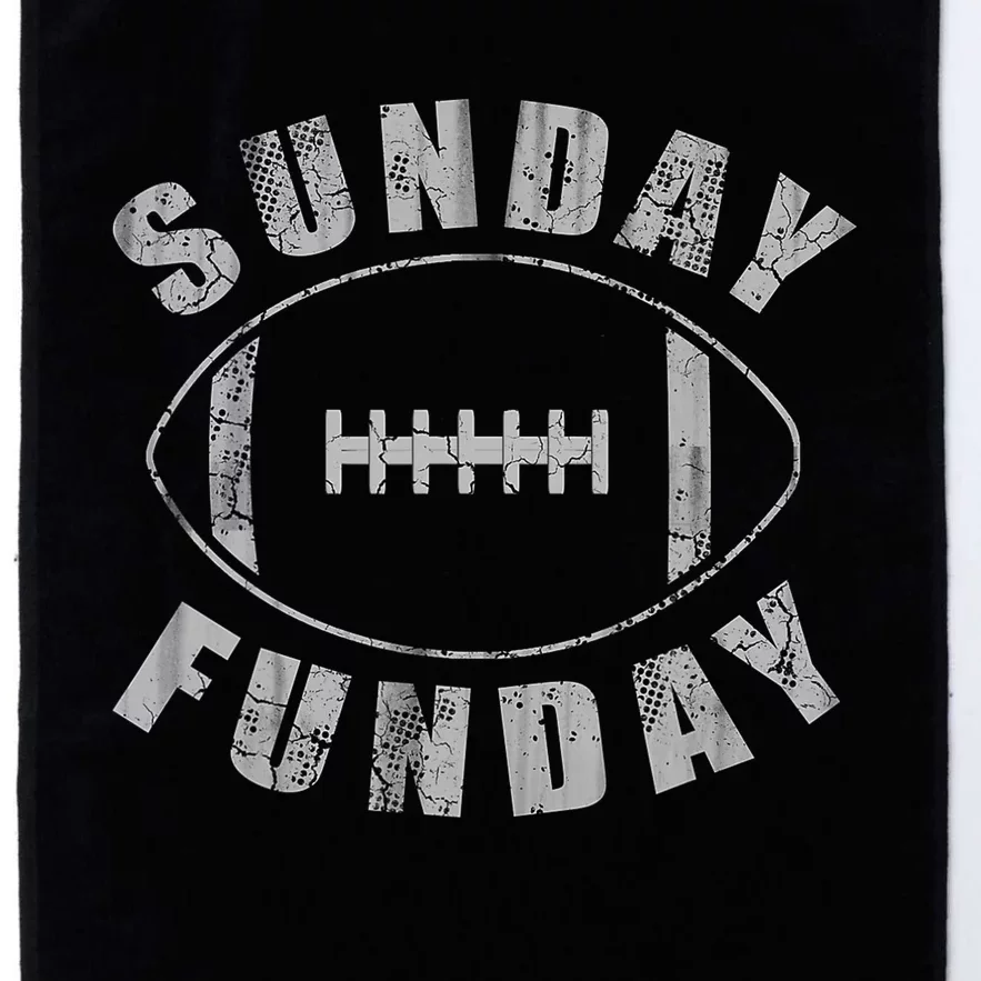 Sunday Funday Football Sports Platinum Collection Golf Towel