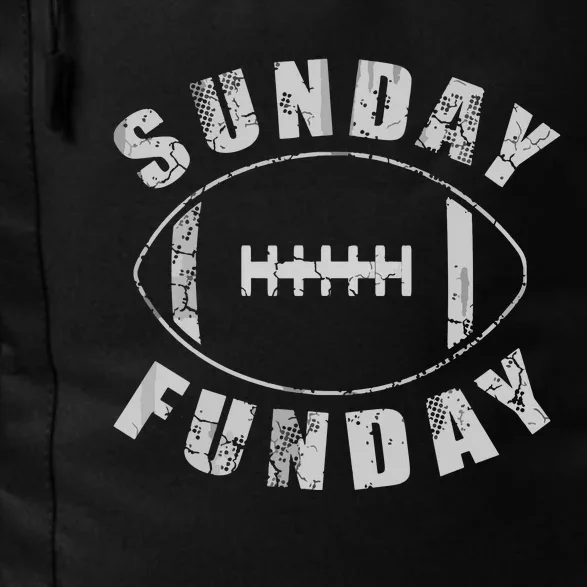 Sunday Funday Football Sports Daily Commute Backpack