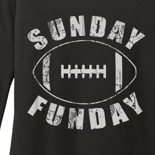 Sunday Funday Football Sports Womens CVC Long Sleeve Shirt