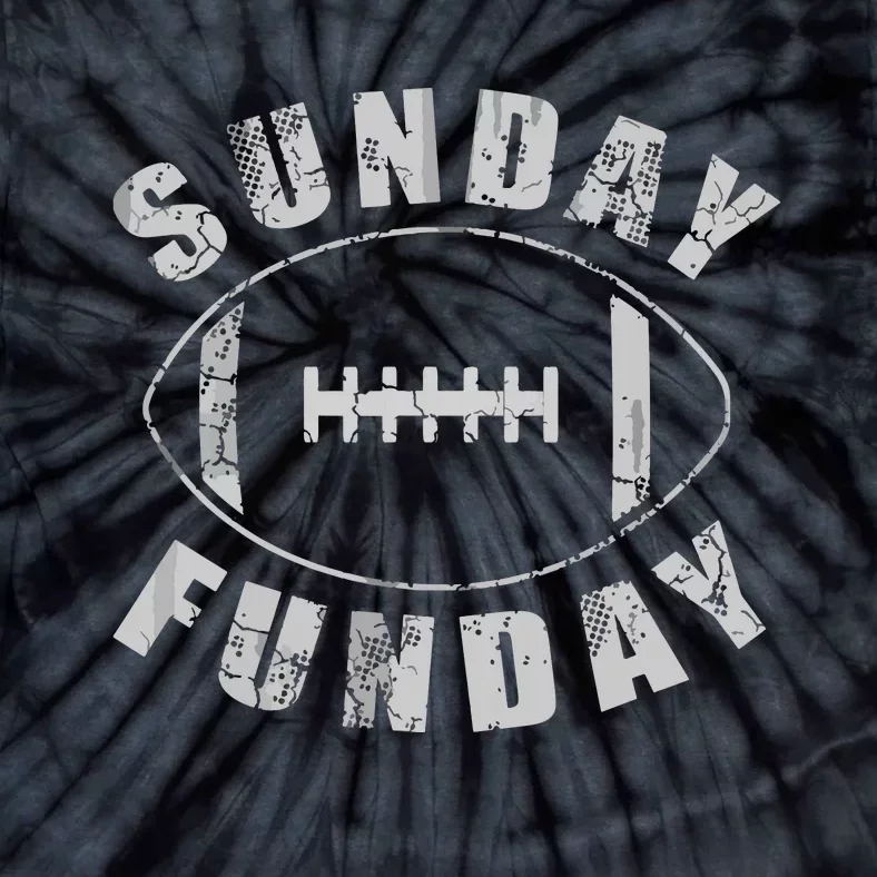 Sunday Funday Football Sports Tie-Dye T-Shirt