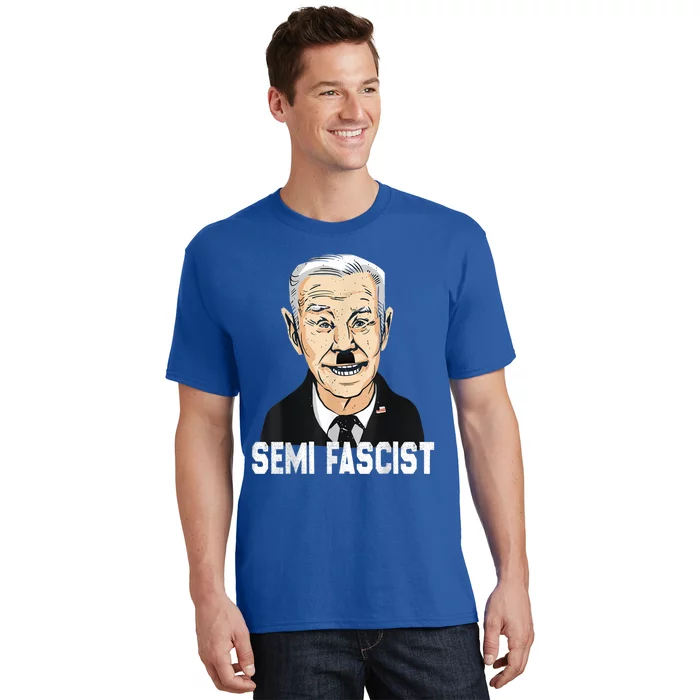 Semi Fascist Funny Political Humor Biden Quotes T-Shirt