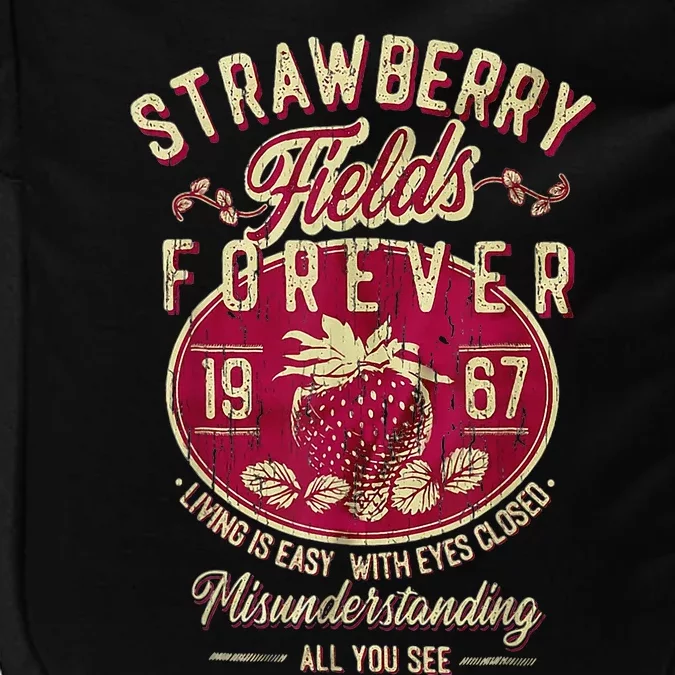 Strawberry Fields Forever Gift For Music Lovers Impact Tech Backpack