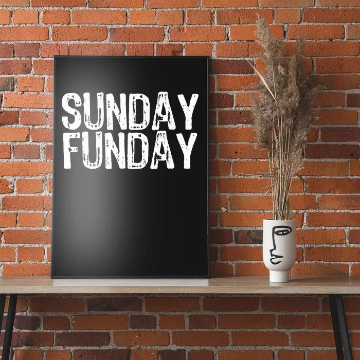 Sunday Funday Football Poster