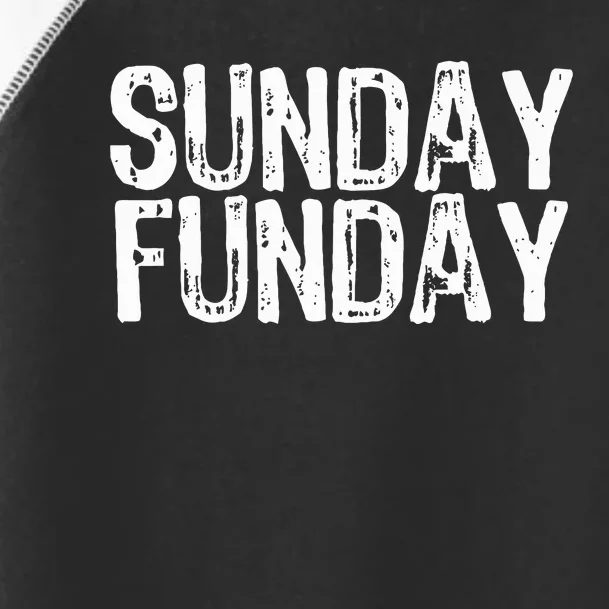 Sunday Funday Football Toddler Fine Jersey T-Shirt