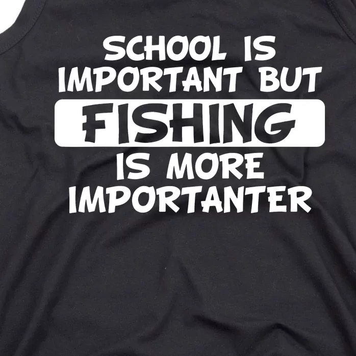 Salmon Fishing Funny Angler Quote Freshwater Fisherman Tank Top