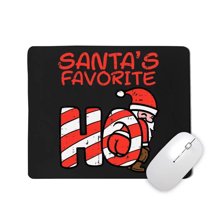 Santas Favorite Funny Naughty Adult Christmas Xmas Mousepad