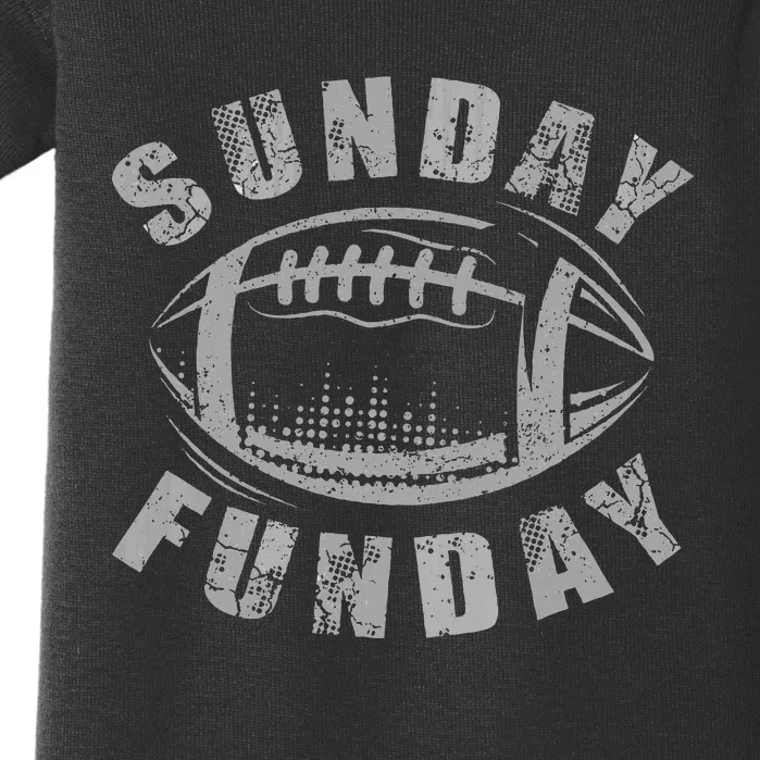 Sunday Funday Football Lover Baby Bodysuit