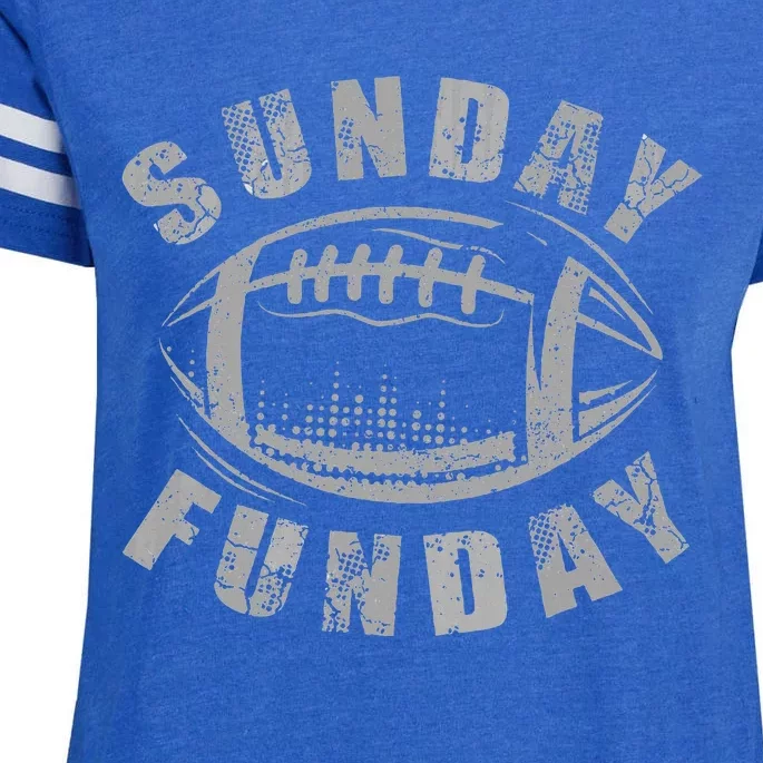 Sunday Funday Football Lover Enza Ladies Jersey Football T-Shirt