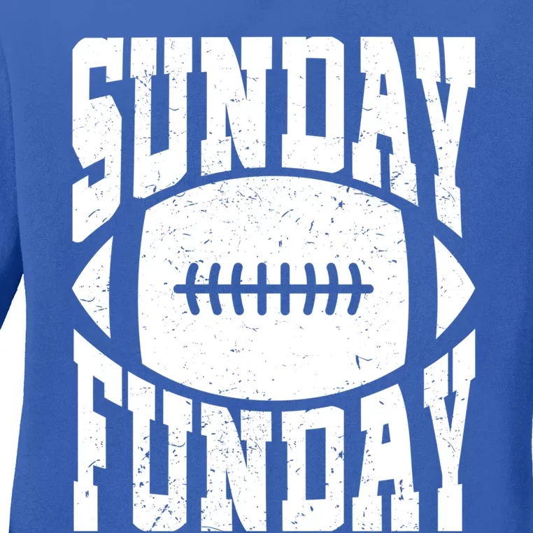 Sunday Funday Funny Football Quote For Sport Lovers Meaningful Gift Ladies Long Sleeve Shirt