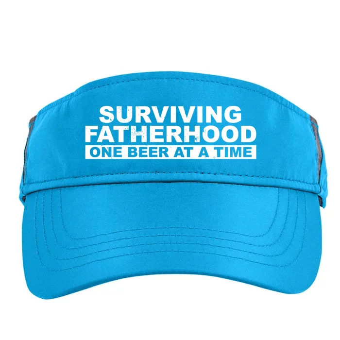 Surviving Fatherhood Fathers Day Dad Beer Great Gift Adult Drive Performance Visor