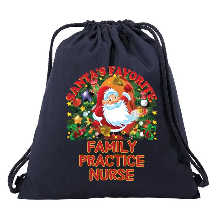 Santas Favorite Family Practice Nurse Nursing Accessories Gift Drawstring Bag