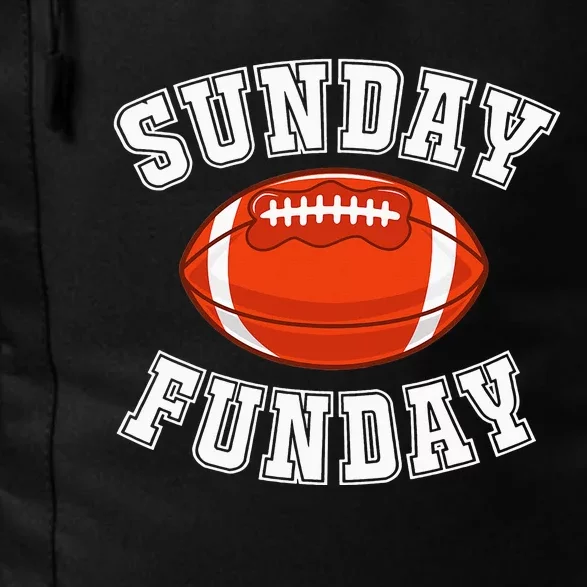 Sunday Funday Football League Sports Daily Commute Backpack