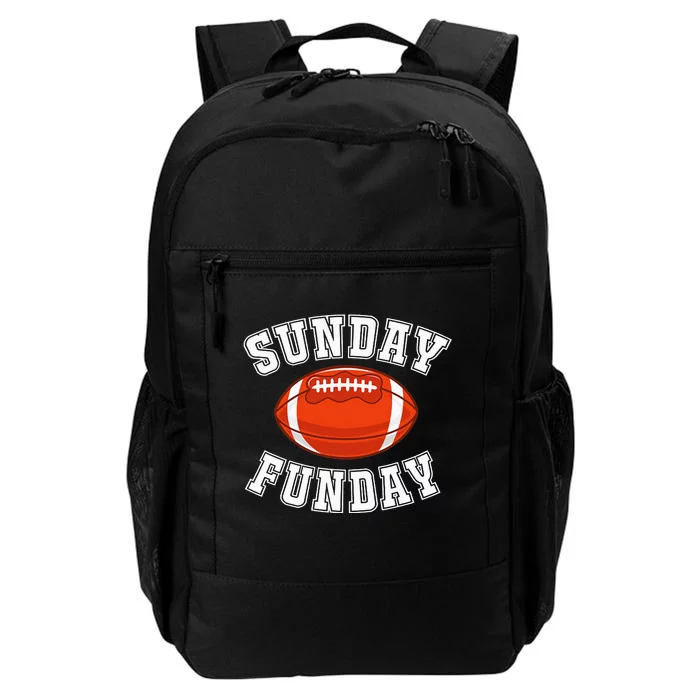 Sunday Funday Football League Sports Daily Commute Backpack