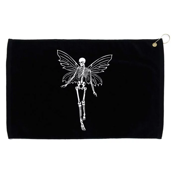 Skeleton Fairy Grunge Fairycore Aesthetic Goth Gothic Grommeted Golf Towel