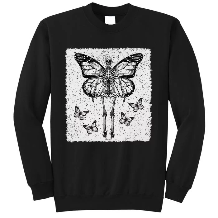 Skeleton Fairy Grunge Fairycore Aesthetic Goth Gothic Sweatshirt