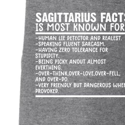 Sagittarius Facts Gift Funny Sagittarius Birthday Zodiac Funny Gift Doggie 3-End Fleece Hoodie