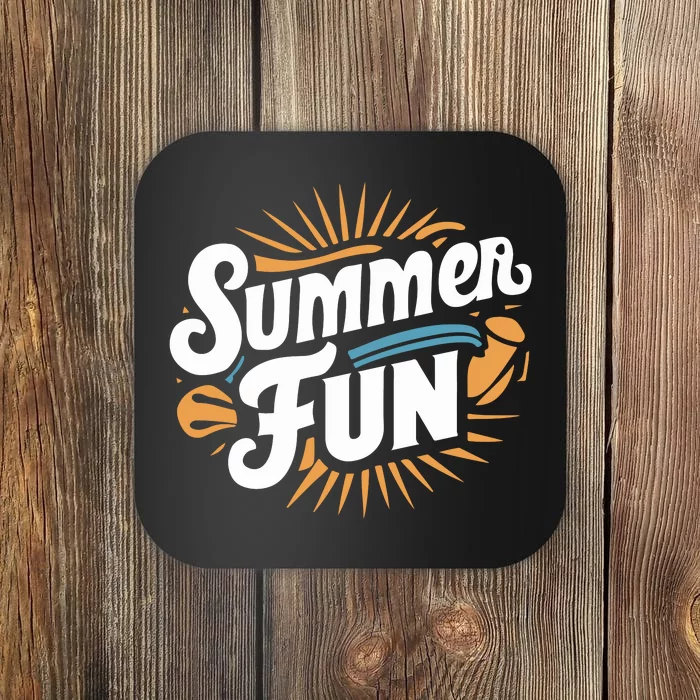 Summer Fun Graphic Coaster