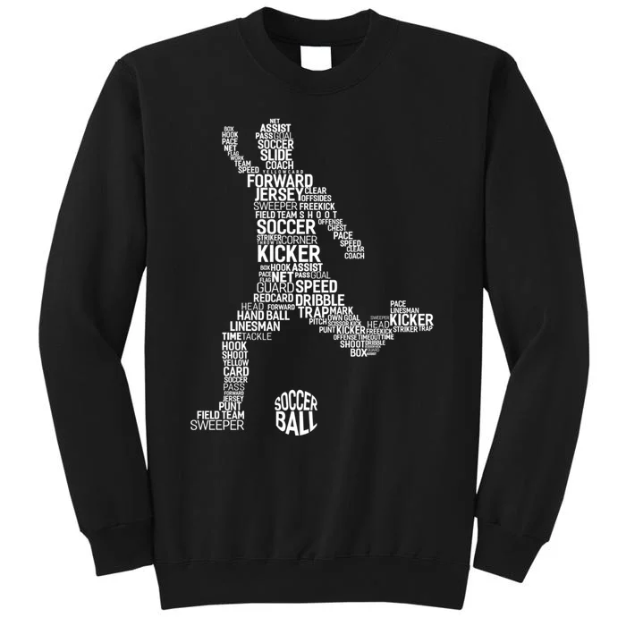 Soccer Fan Gift Soccer Player Gift Soccer Gift Tall Sweatshirt