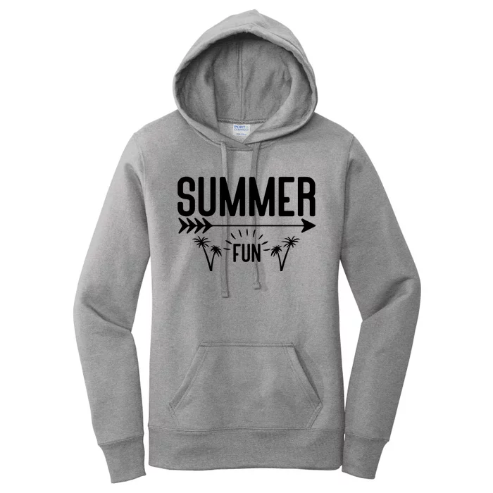 Summer Fun Graphic Women's Pullover Hoodie