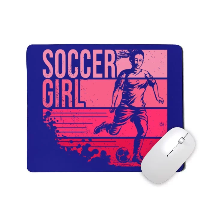 Soccer Funny Gift For Girls Funny Gift Soccer Teen Girl Player Gift Meaningful G Mousepad