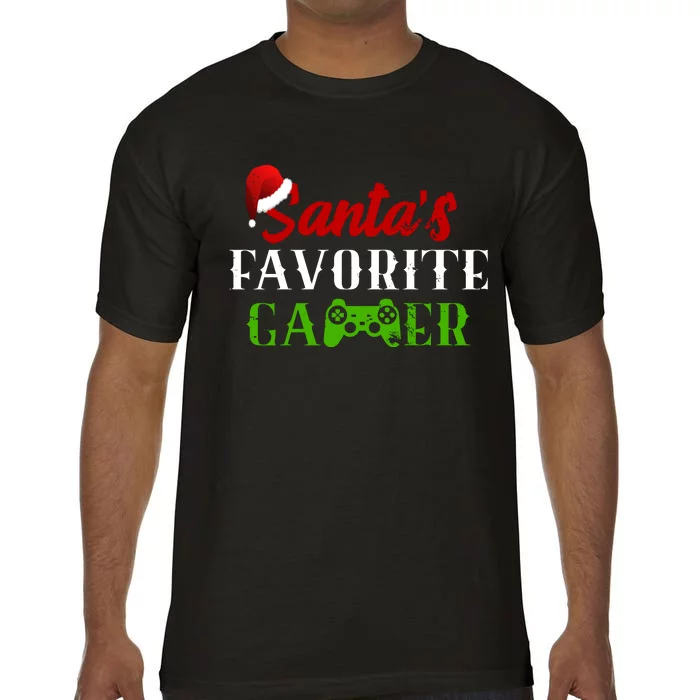 Santa's Favorite Gamer Comfort Colors T-Shirt