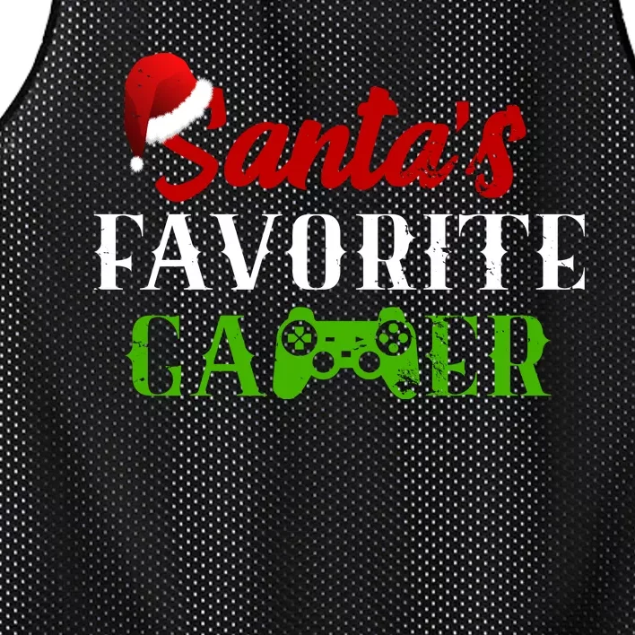 Santa's Favorite Gamer Mesh Reversible Basketball Jersey Tank