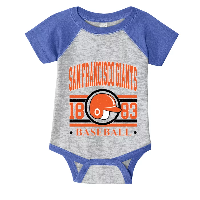 San Francisco Giants Baseball Team Supporter Infant Baby Jersey Bodysuit