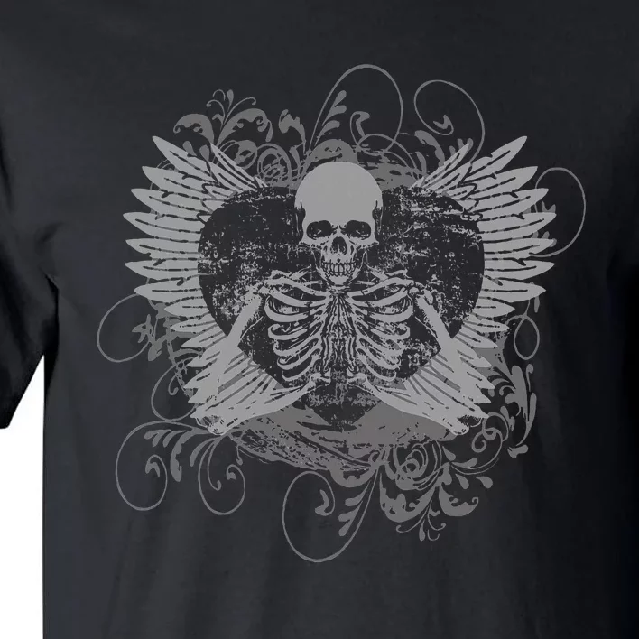 Skeleton Fairy Grunge Aesthetic Butterfly Gothic Tall T-Shirt