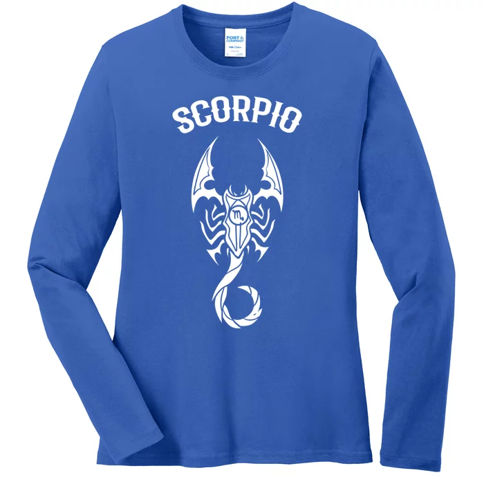 Scorpio Fortuneteller Great Gift Ladies Long Sleeve Shirt