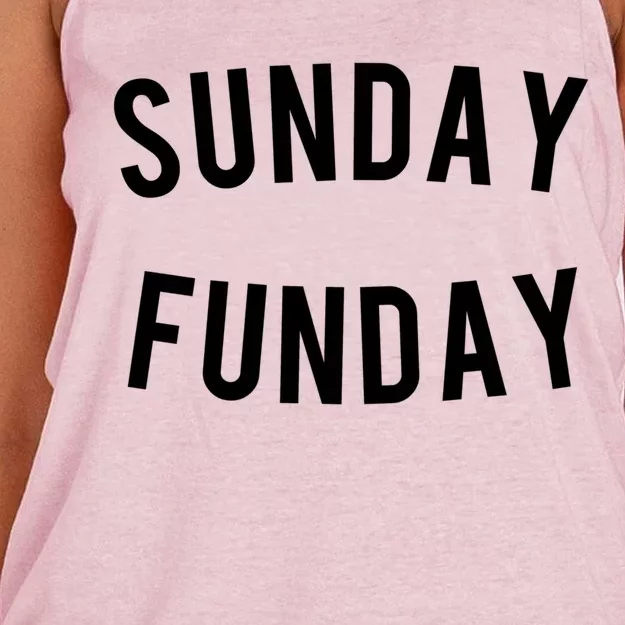 Sunday Funday Gift Women's Knotted Racerback Tank