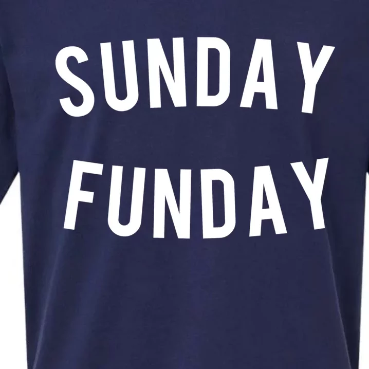 Sunday Funday Gift Sueded Cloud Jersey T-Shirt