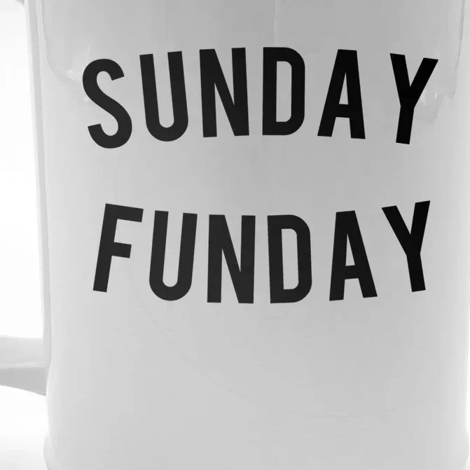 Sunday Funday Gift Front & Back Beer Stein