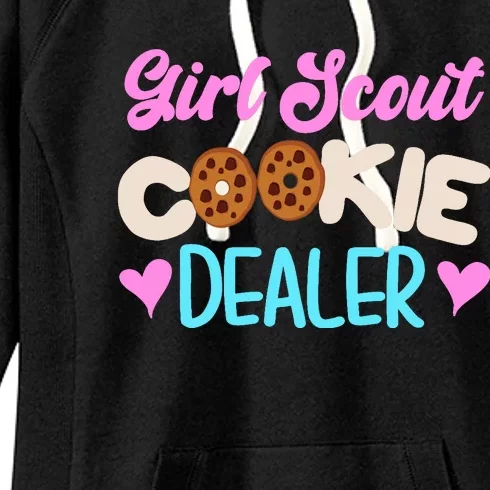 Scout for Girl Cookie Dealer Funny Scouting Family Pullover Hoodie Women's Fleece Hoodie