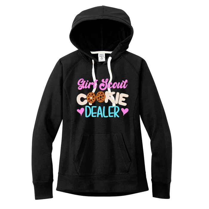 Scout for Girl Cookie Dealer Funny Scouting Family Pullover Hoodie Women's Fleece Hoodie