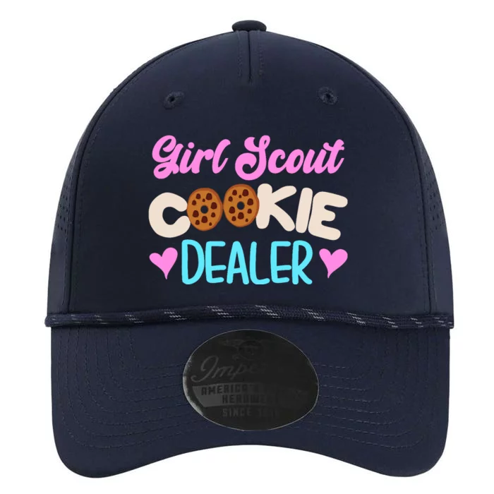 Scout for Girl Cookie Dealer Funny Scouting Family Pullover Hoodie Performance The Dyno Cap