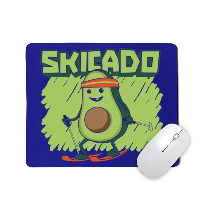 Skicado Funny Gift Winter Snow Sports Skier Ski Mountains Skiing Gift Mousepad