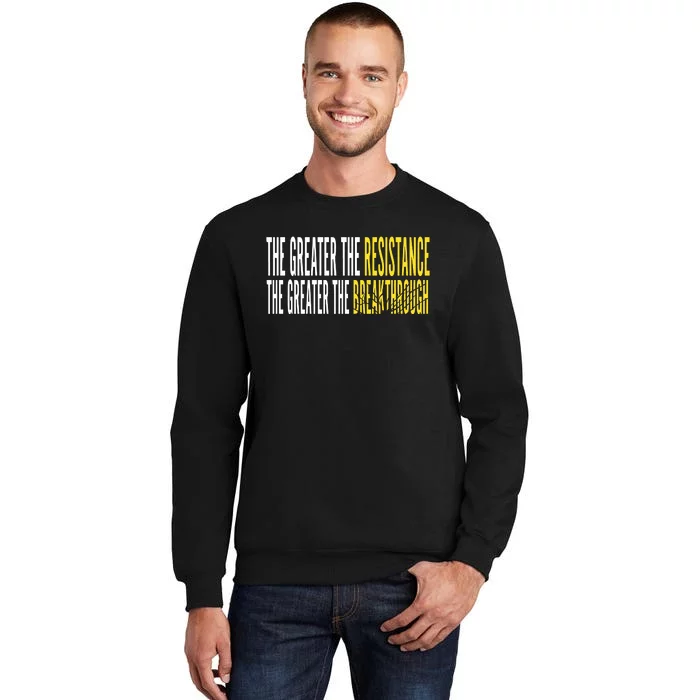 Sean Feucht Greater The Resistance Tall Sweatshirt