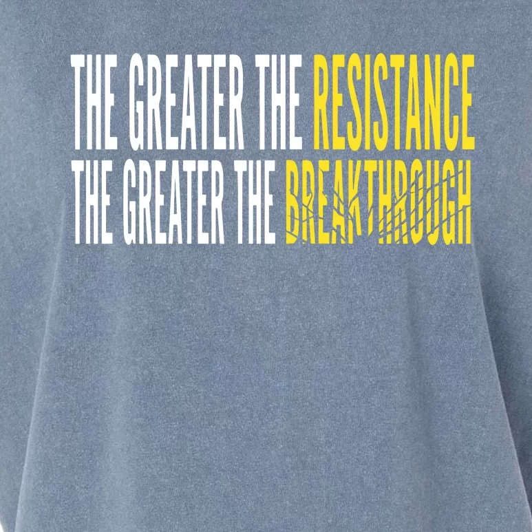 Sean Feucht Greater The Resistance Garment-Dyed Women's Muscle Tee