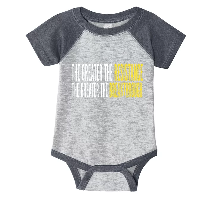 Sean Feucht Greater The Resistance Infant Baby Jersey Bodysuit