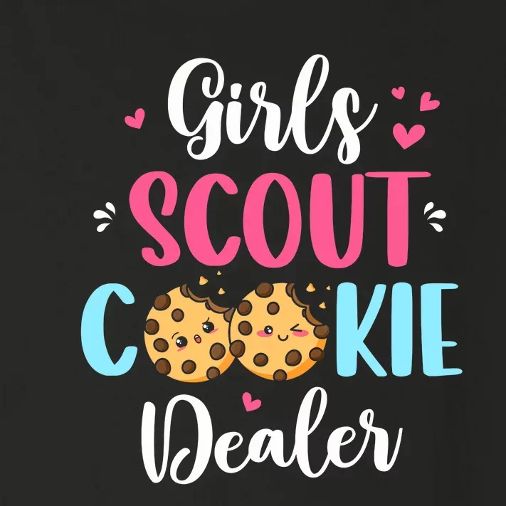 Scout For Girl Cookie Dealer Women Funny Toddler Long Sleeve Shirt