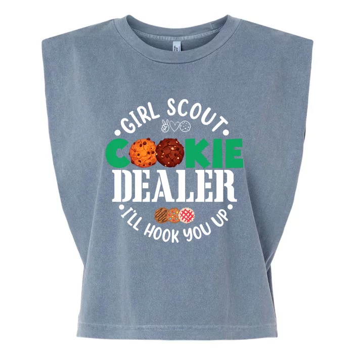 Scout For Girl Cookie Dealer Garment-Dyed Women's Muscle Tee