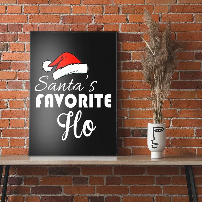 SantaS Favorite Ho Dirty Christmas Poster