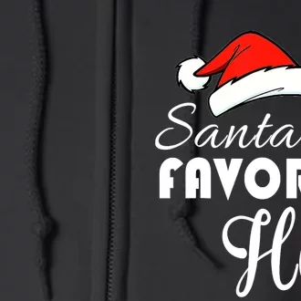 SantaS Favorite Ho Dirty Christmas Full Zip Hoodie