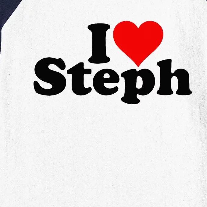 Steph Fanatic Heartfelt Admiration for Stephen and Stephanie Baseball Sleeve Shirt