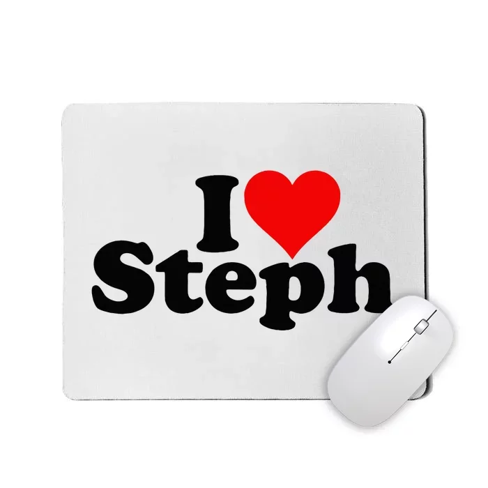 Steph Fanatic Heartfelt Admiration for Stephen and Stephanie Mousepad