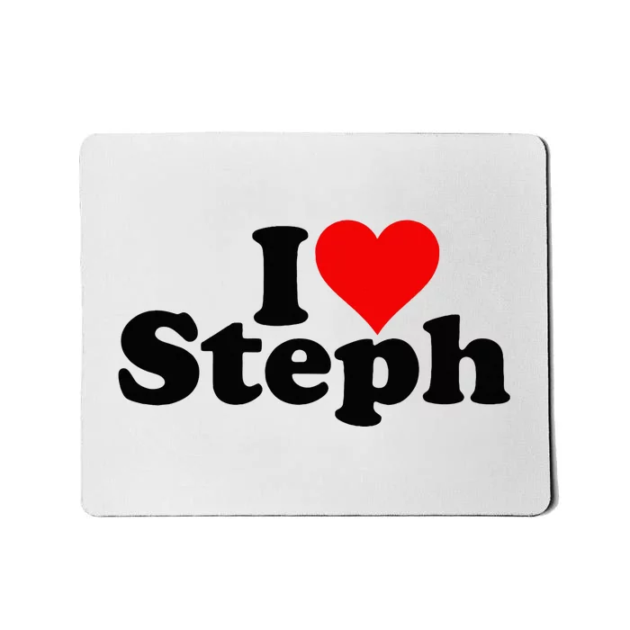 Steph Fanatic Heartfelt Admiration for Stephen and Stephanie Mousepad