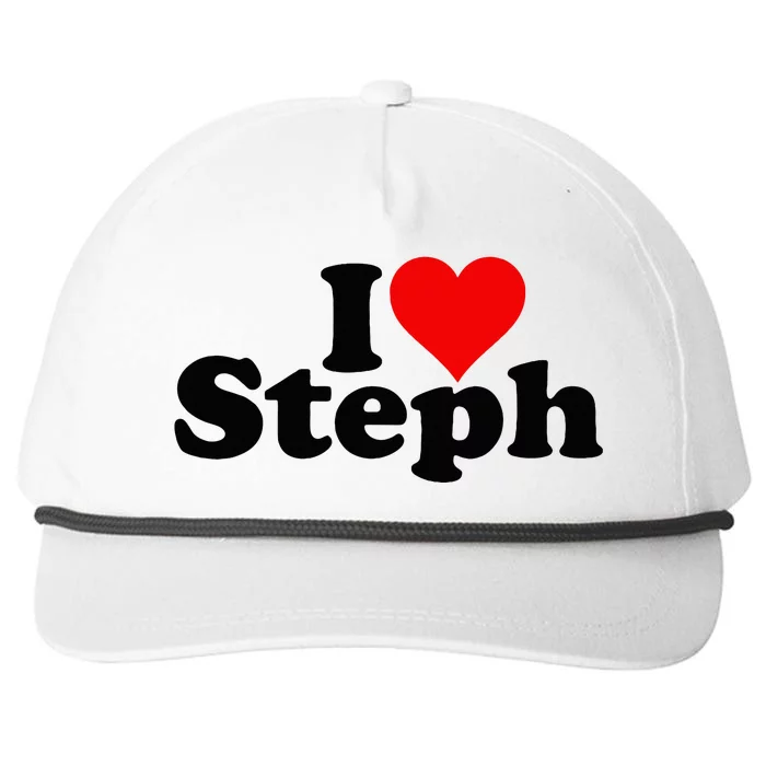 Steph Fanatic Heartfelt Admiration for Stephen and Stephanie Snapback Five-Panel Rope Hat