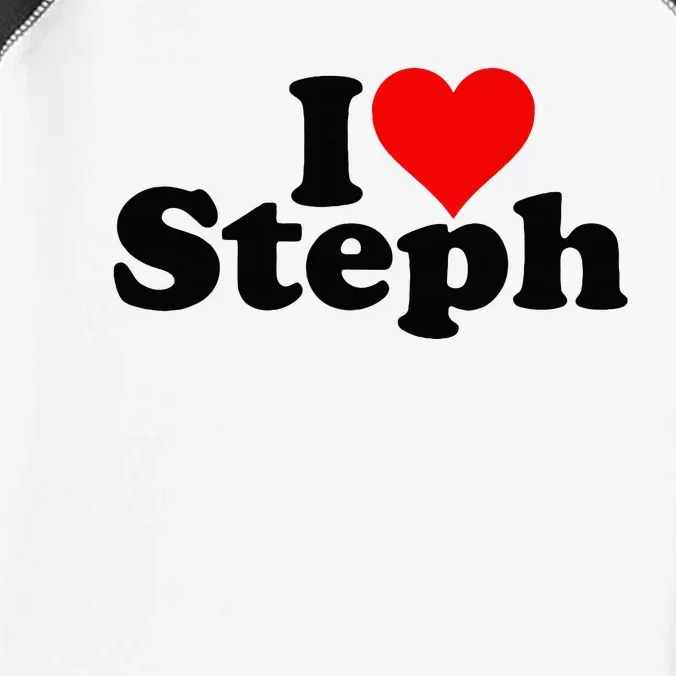 Steph Fanatic Heartfelt Admiration for Stephen and Stephanie Infant Baby Jersey Bodysuit